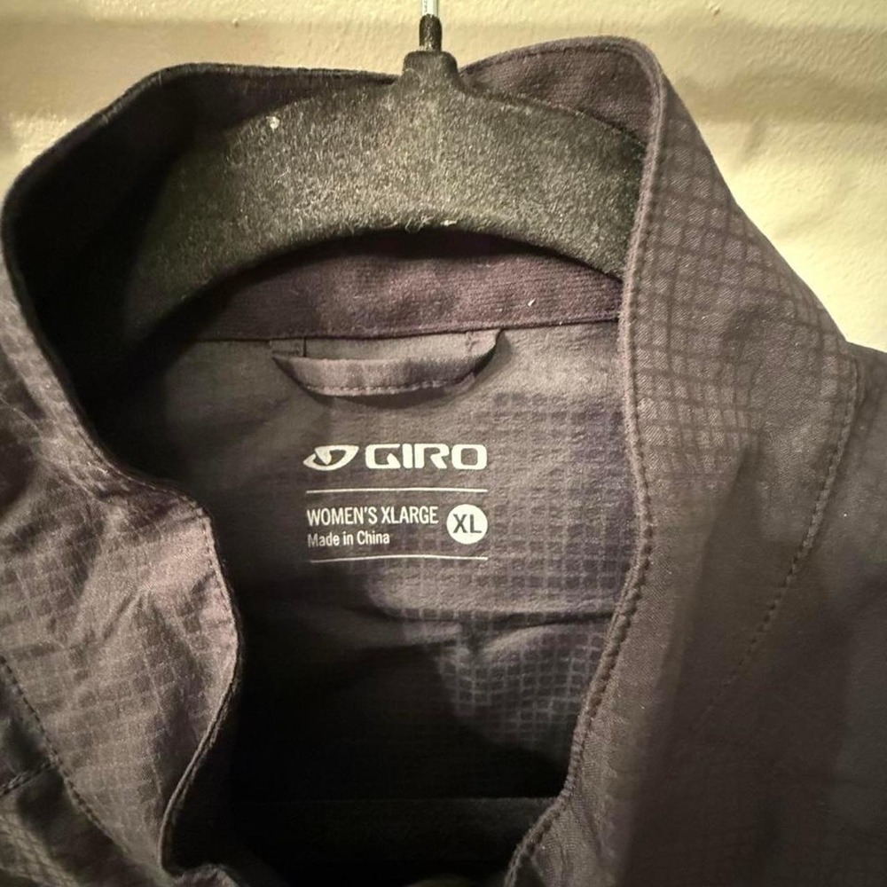Giro Womens XL Black Windbreaker Cycling Jacket Full Zip Ripstop‎ Outdoor - Picture 4 of 7